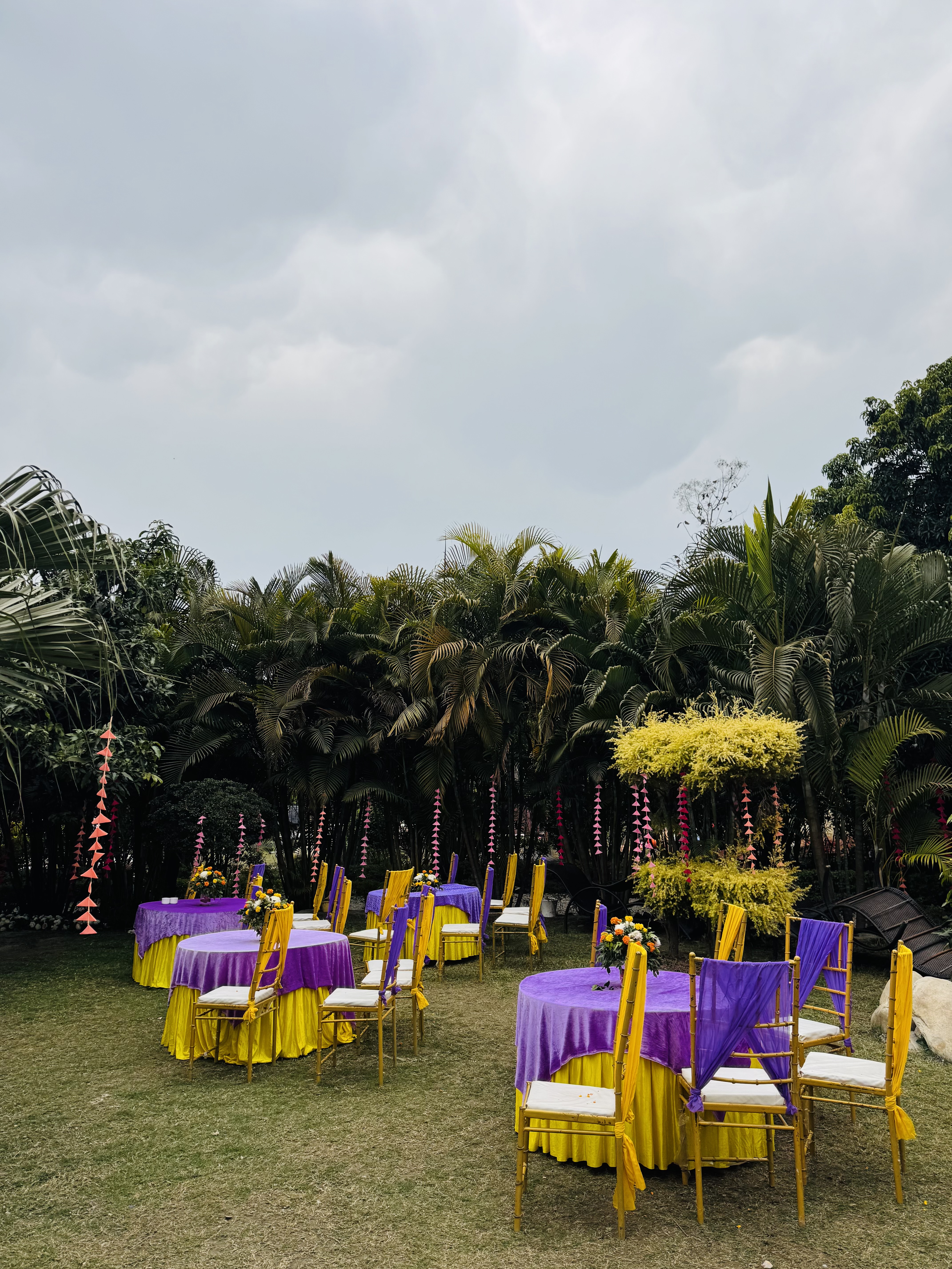 Haldi wedding photo at Corbett Wild Resort